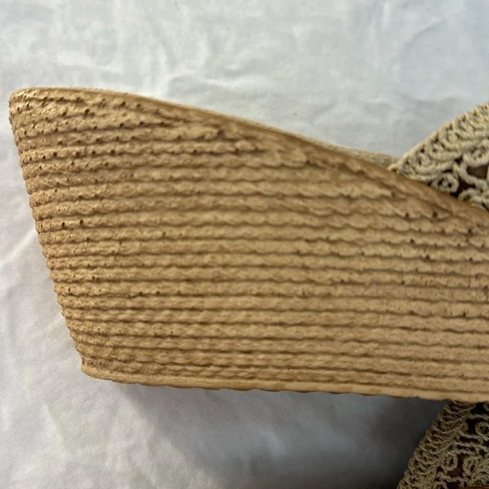 Sbicca Woven Jute Wedge Sandals